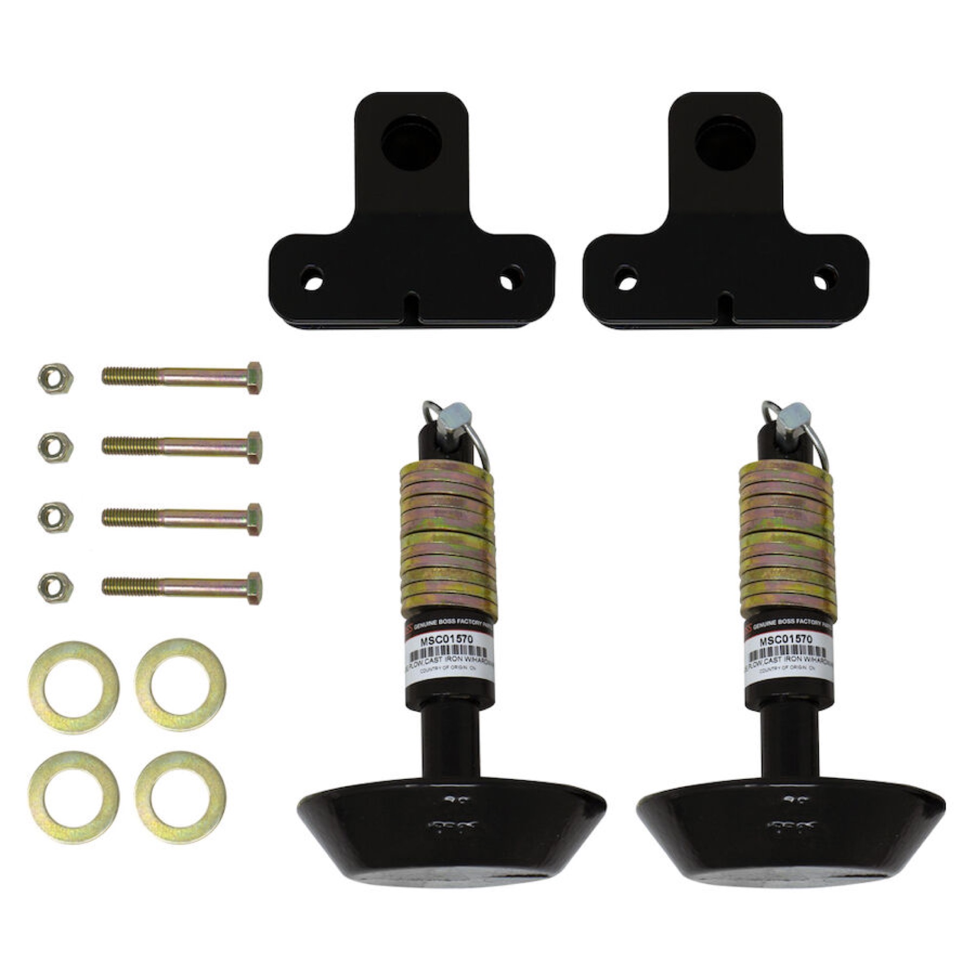 BOSS HTX Straight-Blade Plow Shoe Kit