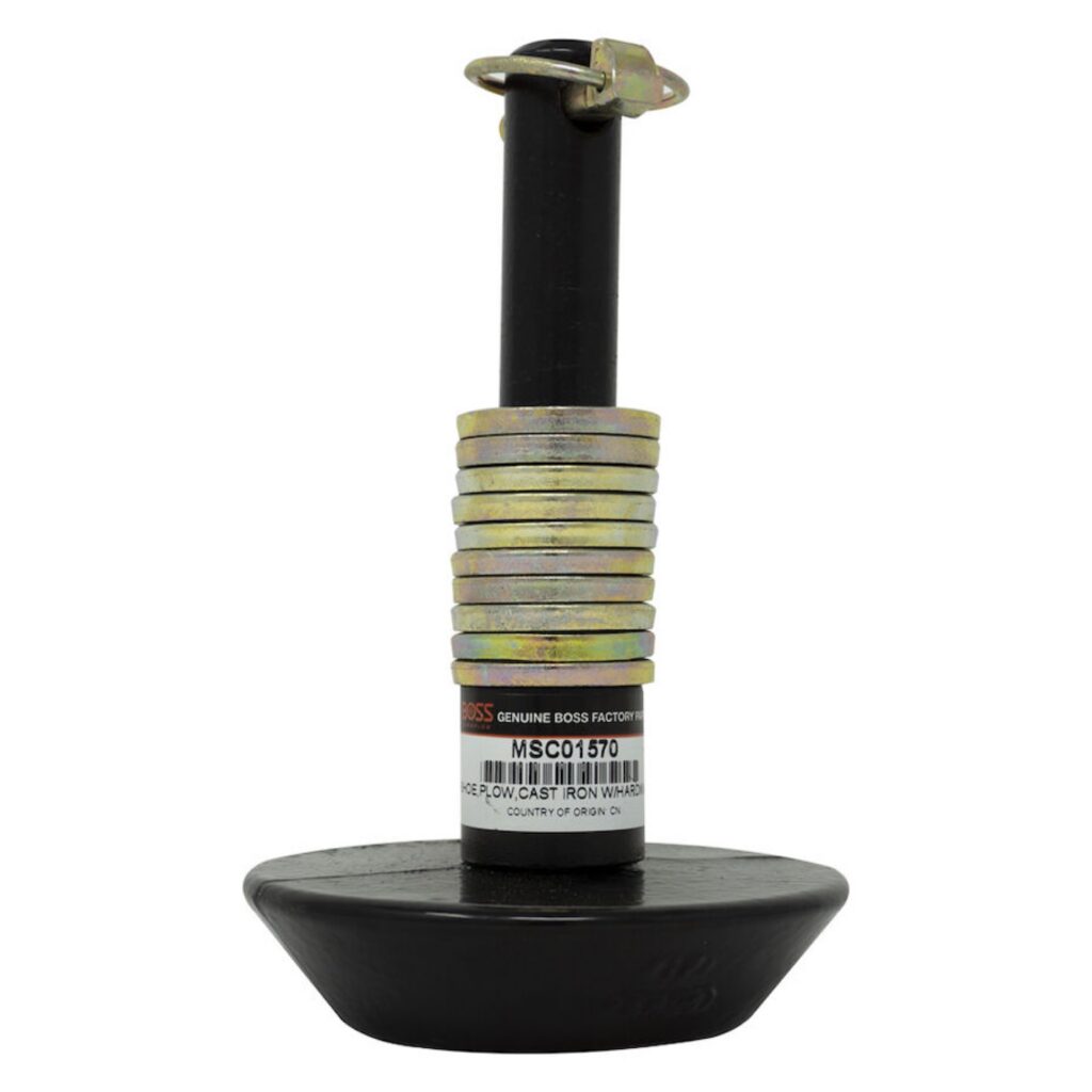 BOSS Cast-Iron Plow Shoe with Hardware Each