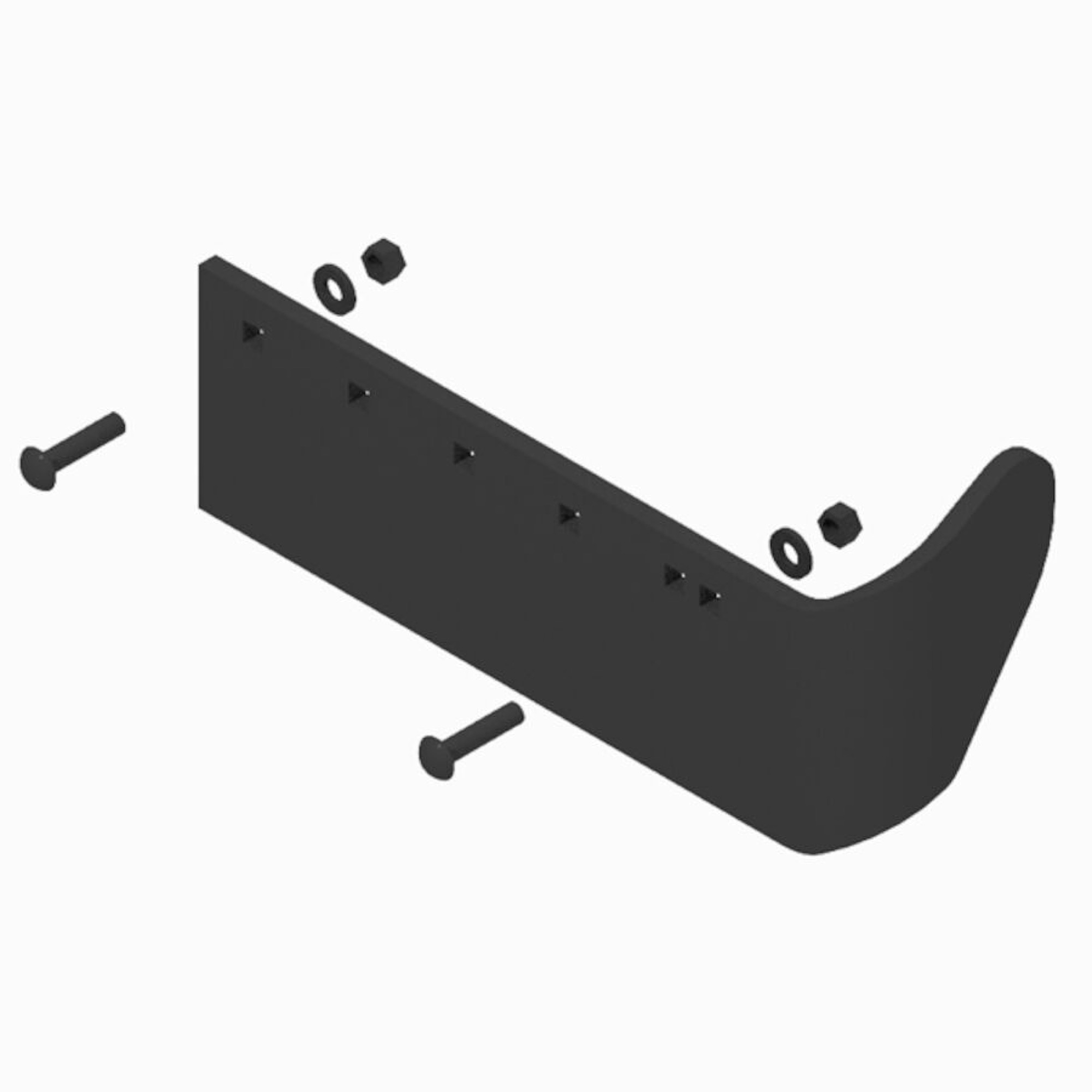BOSS Straight Blade Curb Guard DS